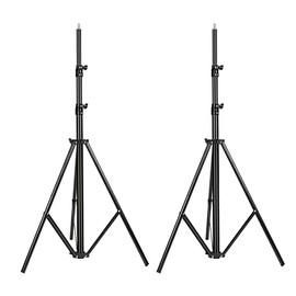 SUPON 2 Packs Heavy Duty Light Stand 10ft/300cm, Adjustable Air-Cushioned Metal Photography Tripod Stand with 1/4-inch Screw for Photo Studio Flash Monolight Ring Light Softbox Reflector