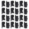 TEHAUX 30 Pairs Wire Shelf Lock Clips Replacement Clamp Fixings