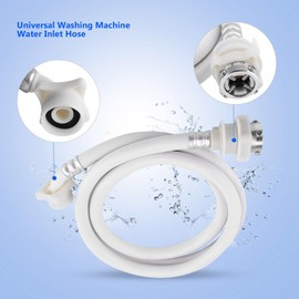 Washing Machine Water Inlet Hose, Portable Washing Machine Hoses White Universal Water Inlet Connection Supply Line for Home Automatic Washing Machine (300, Centimeters)