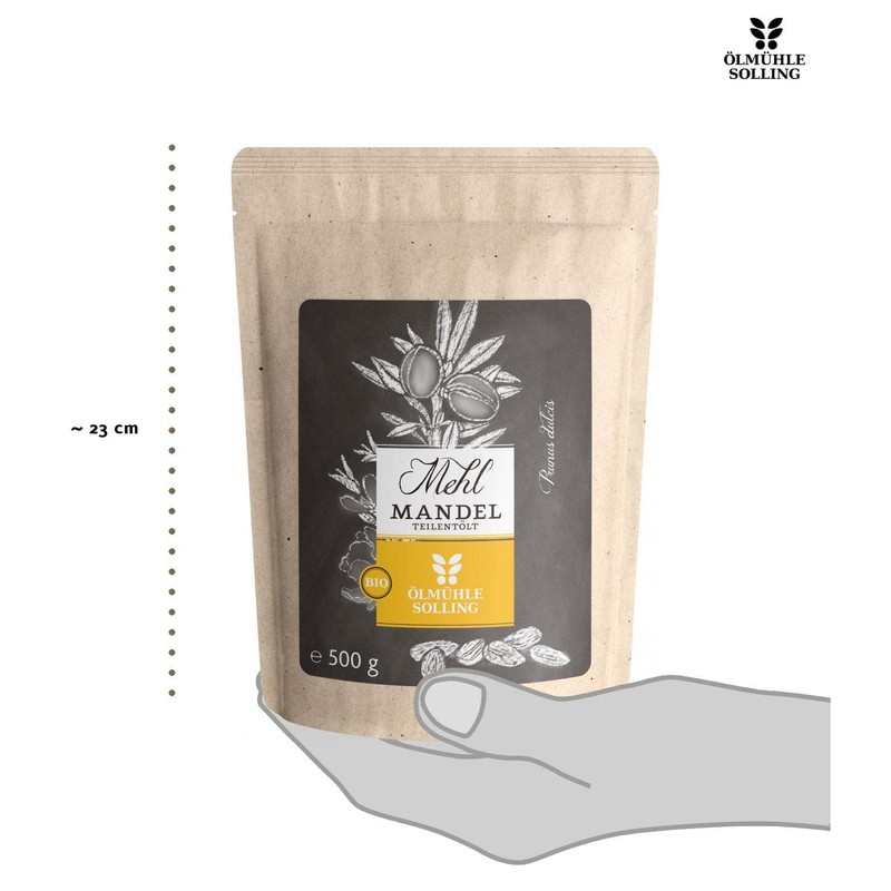 Ölmühle Solling Bio Mandelmehl, 1er Pack (1 x 500 g)