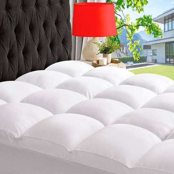 ABENE Mattress Topper Queen for Back Pain Relief, Mattress Pad