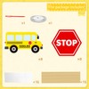 School Bus Centerpiece Sticks Back to School Party Decorations Back