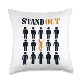 Best Walleye Fishing Gear Gifts For Beginners Kit Stand Out Hooks Lures Zander Expert Walleye Fishing Throw Pillow, 18x18, Multicolor