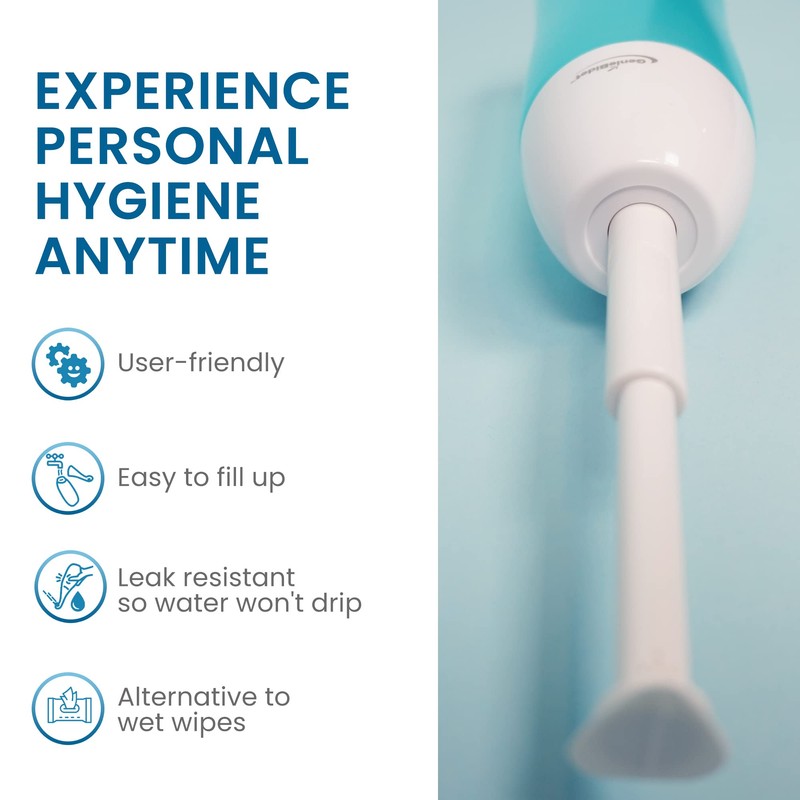 GenieBidet On The Go Portable Travel Bidet with Telescoping Nozzle