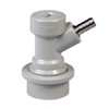 Beverage Factory BLGI-B Ball Lock 1/4" Barb Becker Home Brew Keg Tap, Gas in