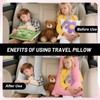 Croyumert Kids Car Pillow for Travel - Approved Memory Foam