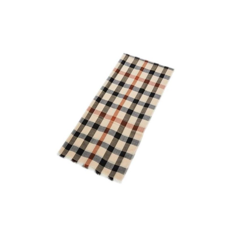 Daks (신세계강남점)DCSC3F110W2 WOOL100% 여성 브라운 하우스체크 울 라이트 머플러 (SHINSEGAE
