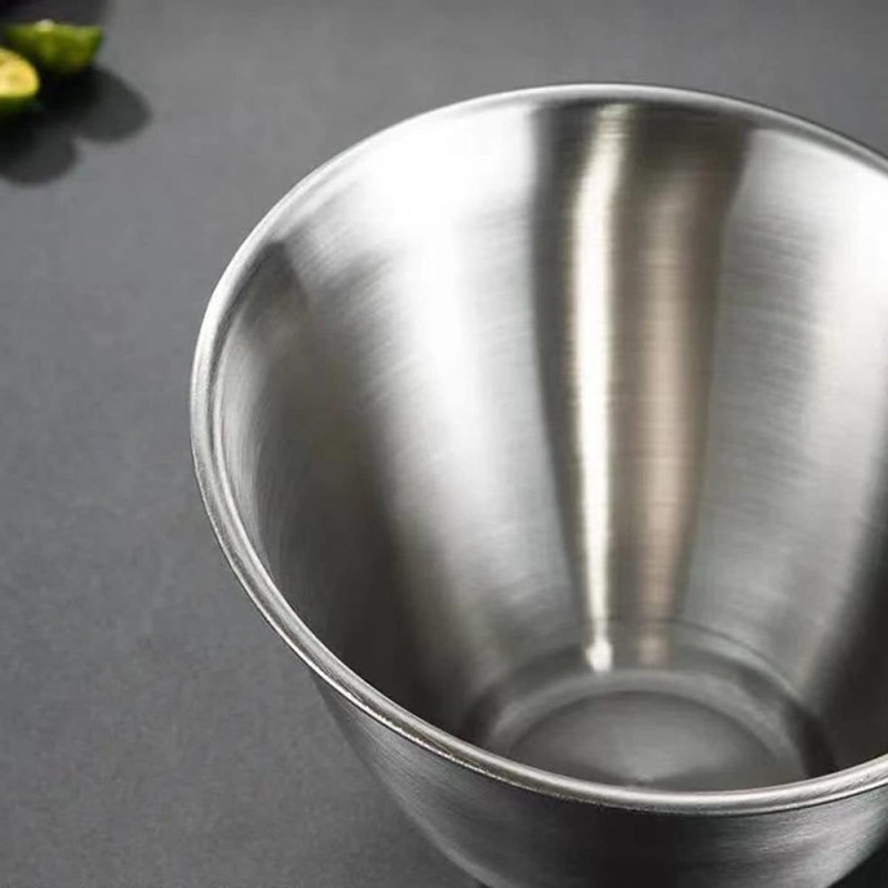 Ciieeo 1Pc Versatile Stainless Steel Sauce Storage Bowl for Restaurants