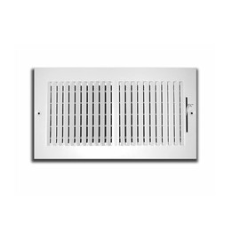 Hartford Ventilation Two Way Wall Vent Cover - Adjustable Flow and Direction Control for Sidewall or Ceiling Vent - Efficient Air Vent - Screws Included (10" x 6")