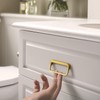 Goo-Ki Brushed Gold Cabinet pulls with 3''(76mm) Hole Center,Modern Zinc