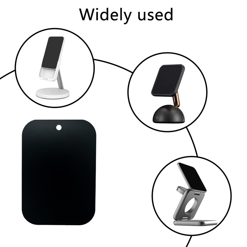 GDMINLO Mount Metal Plate（8Pack） for Magnetic Car Mount Phone Holder