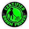Unbranded/Generic 3pcs Funny Broom Pusher Hard Hat Stickers Decals Safety