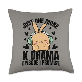 Just One More Episode I Promise Korean Drama K-Pop K-Drama Throw Pillow