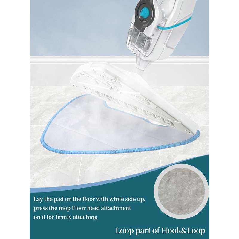 XIANGBIN 3Pack Microfiber Steam Mop Pads Replacement, Compatible with Vax