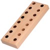 Plier Organizer Pine Wood Display Stand Base Wooden Cutter Holder