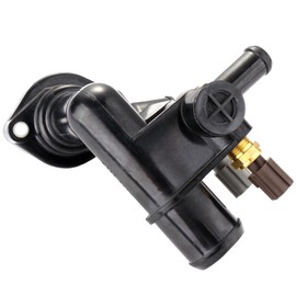 cciyu F87Z8592A Engine Coolant Thermostat Housing Water Outlet Thermostat Housing Kit Replacement fit for Ford Ranger 1998-2001, for Mazda B2500 1998-2001