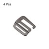 sourcing map Pack of 4 Metal Buckles Webbing 1.26 Inch
