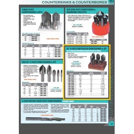 HHIP 2001-4250 1-1/4 Inch 82 Degree 6 Flute HSS Countersink