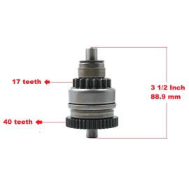 H&H bros Starter Drive Bendix for Polaris Magnum 425L 2x4 4x4 6x6 1995 1996 1997 1998