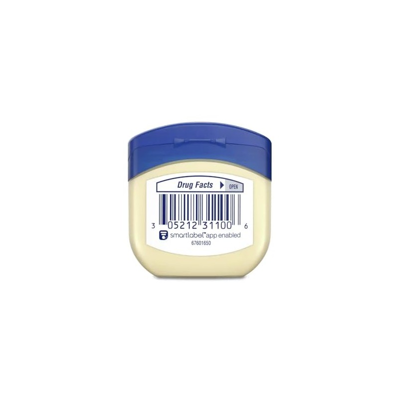 Vaseline Vaselina 100% Pura, Tarros de 1.75 Oz / 49