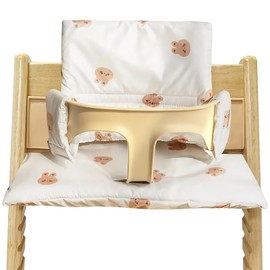 BORDEAG High Chair Seat Cushion for Stokke Tripp Trapp, High Chair Seat Cushion, Seat Cushion with Cute Graphics, Seat Cushion, High Chair Cushion, Comfort Easy Cleaning, Machine Washable (D)