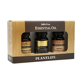 Plantlife 100% Pure Essential Oil Biblical 3 Pack Set (Frankincense, Anoint, and Myrrh)