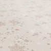 ANRO Wachstuchtischdecke Wachstuch Wachstischdecke Tischdecke Weihnachten Schneeflocken Beige 120x140cm