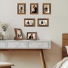 PETAFLOP 5x7 Frame Rustic Picture Frames Fits 5 by 7