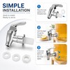 2-Pack Push Beverage Dispenser Water Spigot, Abs Plating Material
