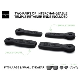 SLINGERZ Premium Cork Leather Sunglass Strap | Colorful & Stylish Glasses Straps & Eyeglass Chains | Fits All Men & Women Eyewear (⅜” Olive)