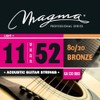 Magma - Cuerdas para guitarra acústica (calibre de luz regular,
