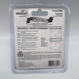Hampton / Wright Products Wright Products V1020RJBWH Repair Jamb Bracket For V820 Screen Door Closer