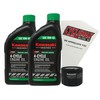 CYCLEMAX 10W-40 Oil Change Kit Compatible with Kawasaki 49065-0721 and