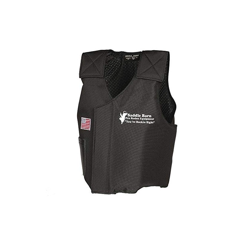Saddle Barn Tack Mutton Bustin Vest Black