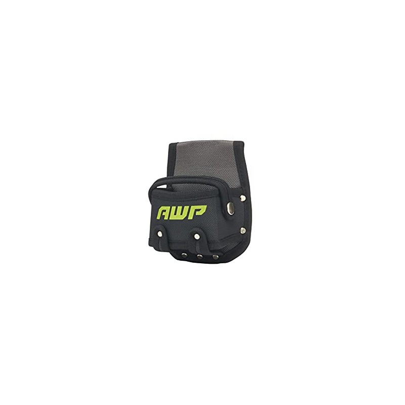 AWP Tape Measure Pouch with Metal Belt Clip and Tunnel