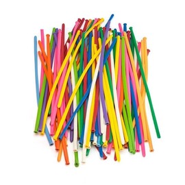 Aerfas 260q Balloons, 200 Pack Thickening Latex Twisting Modelling Long Magic Balloons for Animal Model,Weddings, Birthdays, Party Decorations (Color mixing)