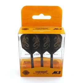 CUESOUL ROST Integrated Dart Shaft and Flights,big wing shape,Set of 3 pcs Dragon Pattern(CSAK-5JL1-S)