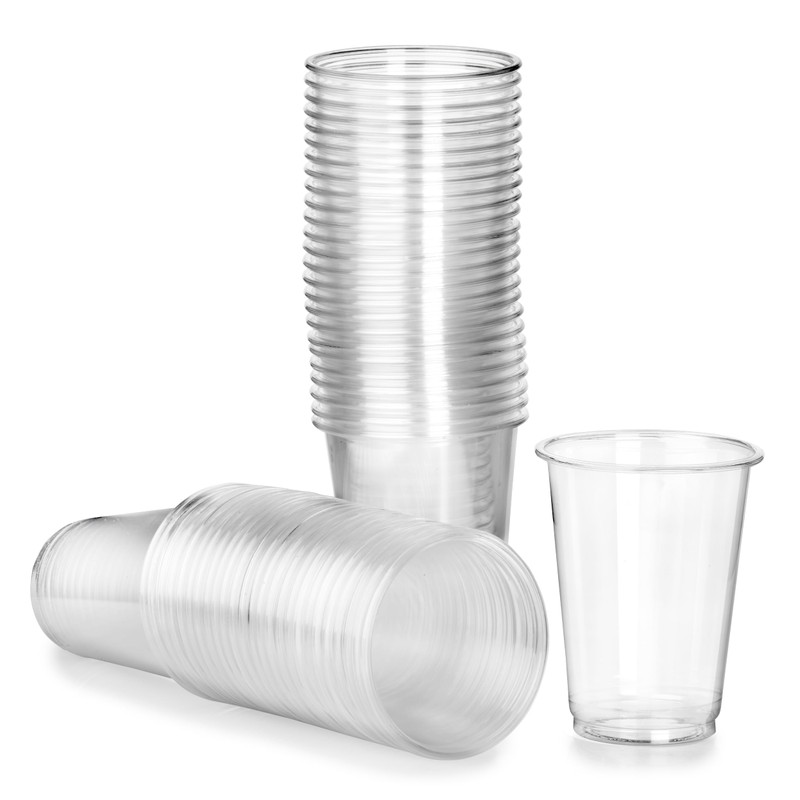 Signature Packaging - Disposable Plastic Party Cups - 330ml Half
