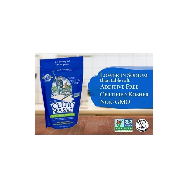 Celtic Sea Salt Light Grey Celtic Sea Salt 1 Pound