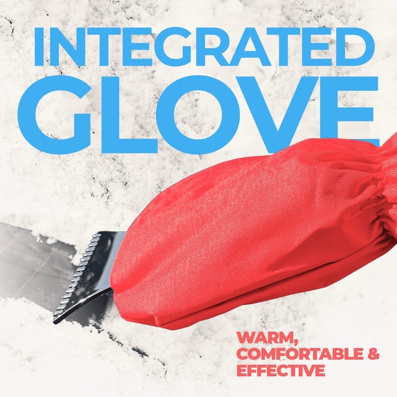 Simply ICE003 Durable Windscreen Ice Scraper with a Cozy and