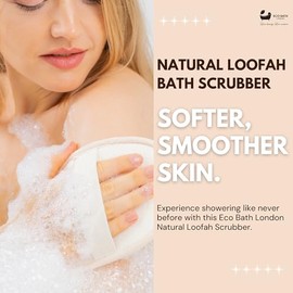 Eco Bath London Limpiador de baño de lufa natural, 360 g