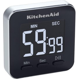 KitchenAid - Single Event Digital Timer, 2.5 inches, Black