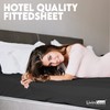 LivinEase Classic Super King Fitted Sheet -10inch(26cm) Deep Cotton Blend