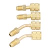 4Pcs 1/4SAE to 5/16SAE Conversion Head Refrigerant Charging Adapter for