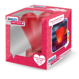 Spearmark Emoticon Sweet Heart Illumi-Mate Colour Changing Light, RED