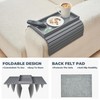 LOVYANXUE Bamboo Sofa Arm Tray, Anti Falling Couch Arm Tray