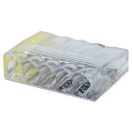 ViD® VDE VC05 Connection Terminals Diameter 0.5 - 2.5 mm² 5-Pin Yellow Pack of 100
