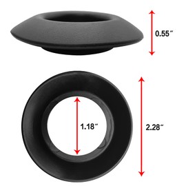 AQEENURA 6 Pack Kayak Paddle Drip Rings for Kayak Canoe Rafting Paddles Shaft Universal Kayak Durable Splash Guards Paddle Accessories