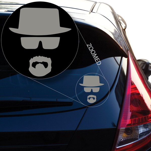Yoonek Graphics Walter White Heisenberg Breaking Bad Decal Sticker for