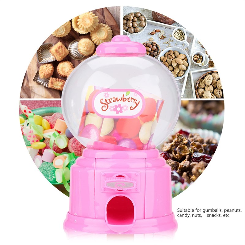 Bubble Gum Machine, Portable ABS Gumball Machine Mini Gumball Machine